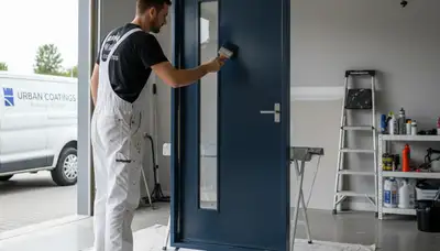 Professional door painting and refinishing in Colorado Springs, CO by local house-painting experts