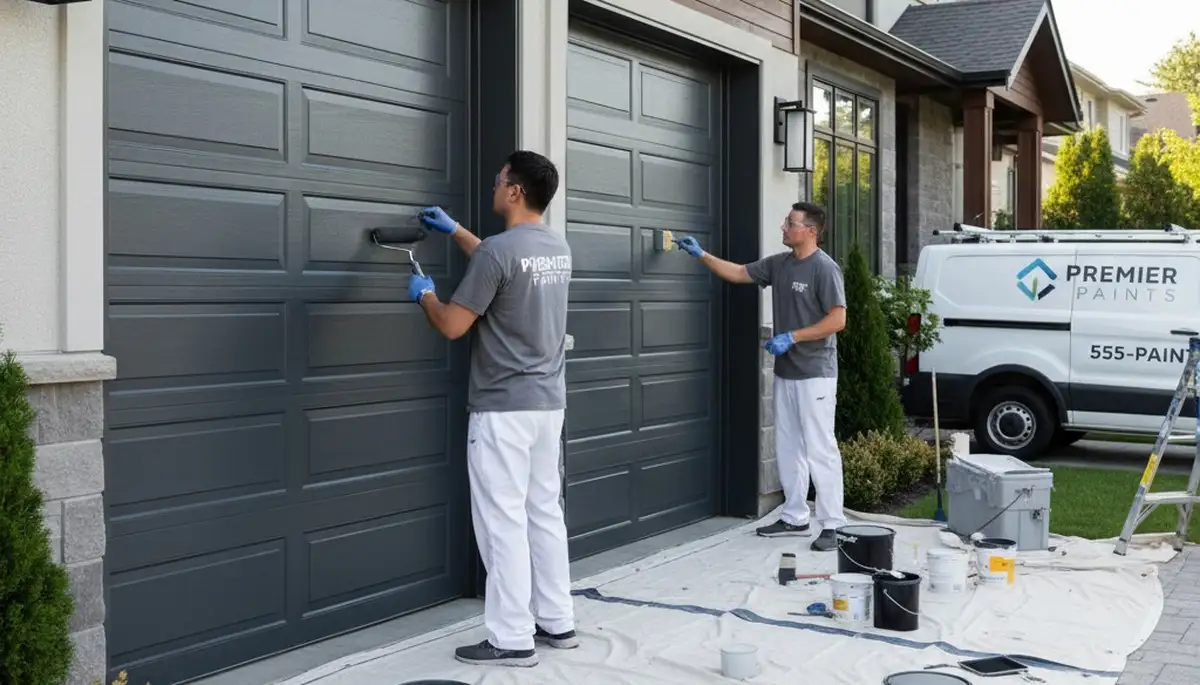 Professional garage door painting in Colorado Springs CO for durable, sun-resistant home finishes