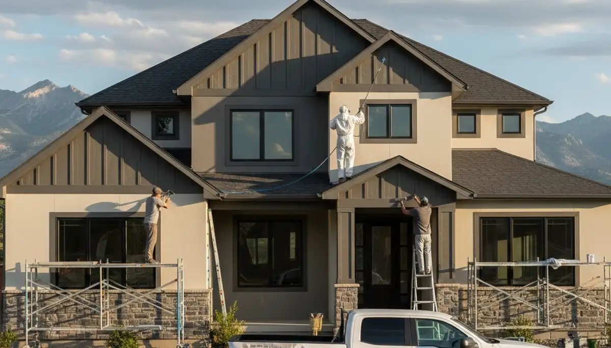 Professional house painters in Colorado Springs CO providing exterior and interior painting services