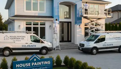 Professional house painters in Colorado Springs CO providing expert residential painting services
