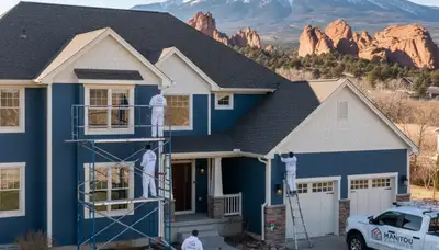 Professional house painters in Colorado Springs CO providing expert residential painting services