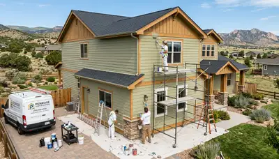 Professional house painters in Colorado Springs CO providing expert exterior and interior painting services