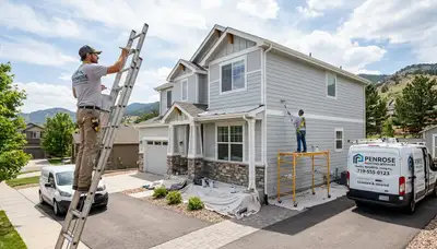 Professional house painters in Colorado Springs CO providing exterior and interior painting services