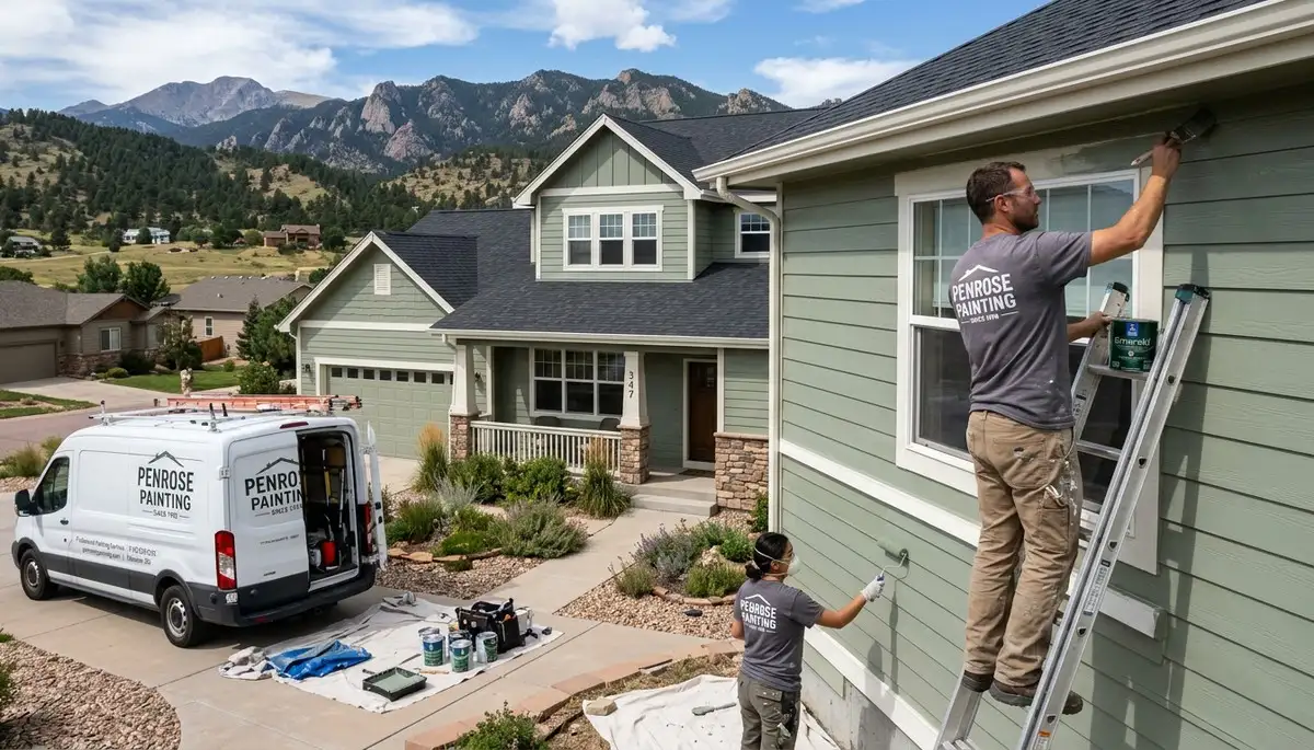 Professional house painters in Colorado Springs CO providing expert exterior home painting services