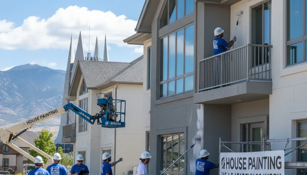 Professional house painters in Colorado Springs CO providing expert residential exterior painting services
