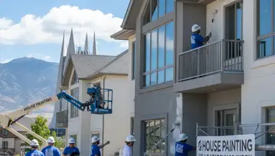 Professional house painters in Colorado Springs CO providing expert residential exterior painting services