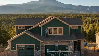 Professional house painters in Colorado Springs CO providing expert residential exterior painting services