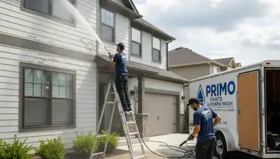 Professional pressure cleaning a home exterior in Colorado Springs, CO for expert surface restoration