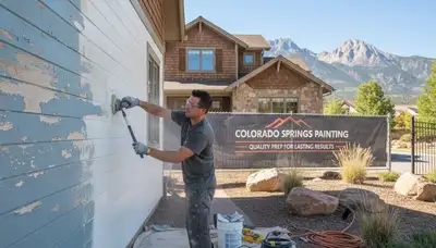 Surface preparation for exterior house painting in Colorado Springs, CO ensures smooth, lasting paint results